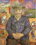 Vincent Van Gogh Portrait of Pere Tanguy Spain oil painting artist